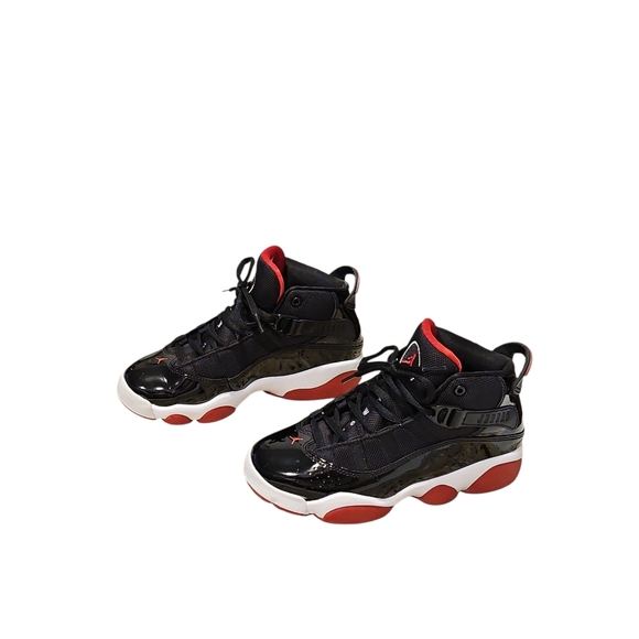 Nike Other - Nike Black and Red High-Top Sneakers